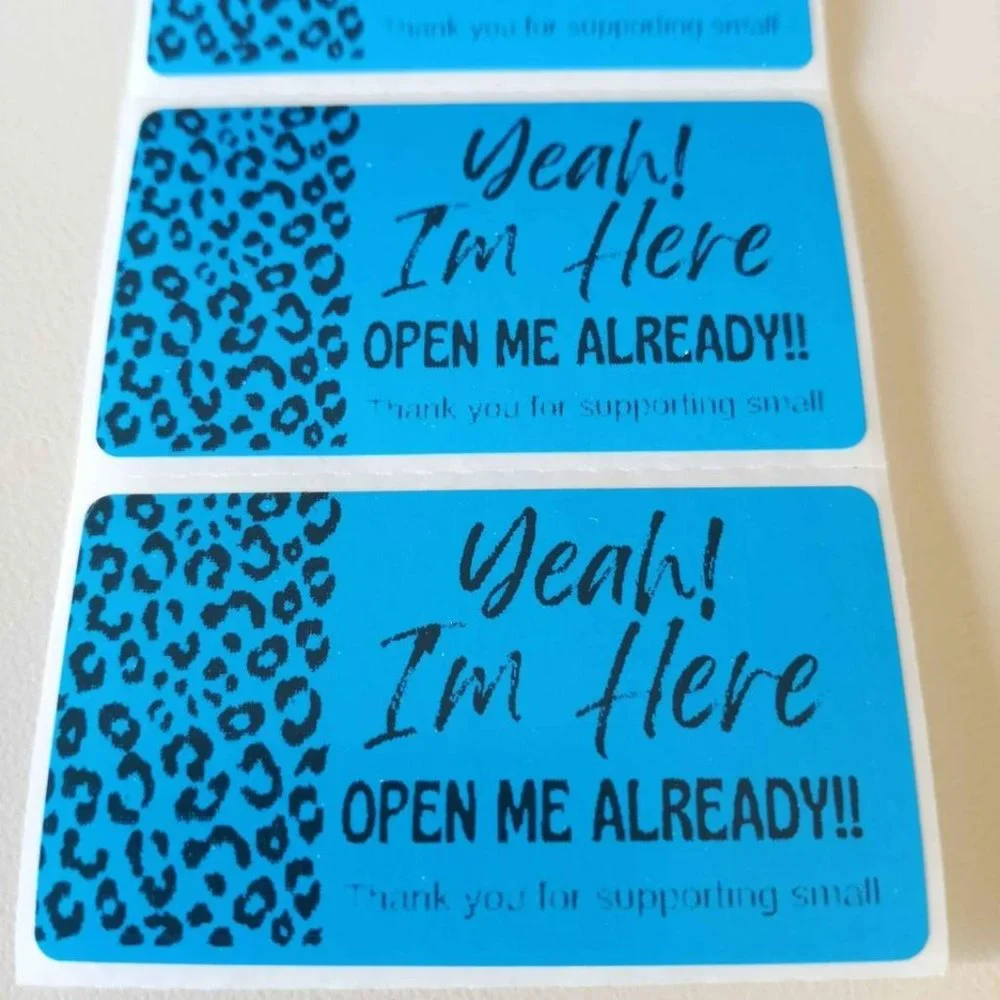 💙100 I'm Here- Shipping Labels Thermal Packaging Stickers 2.25